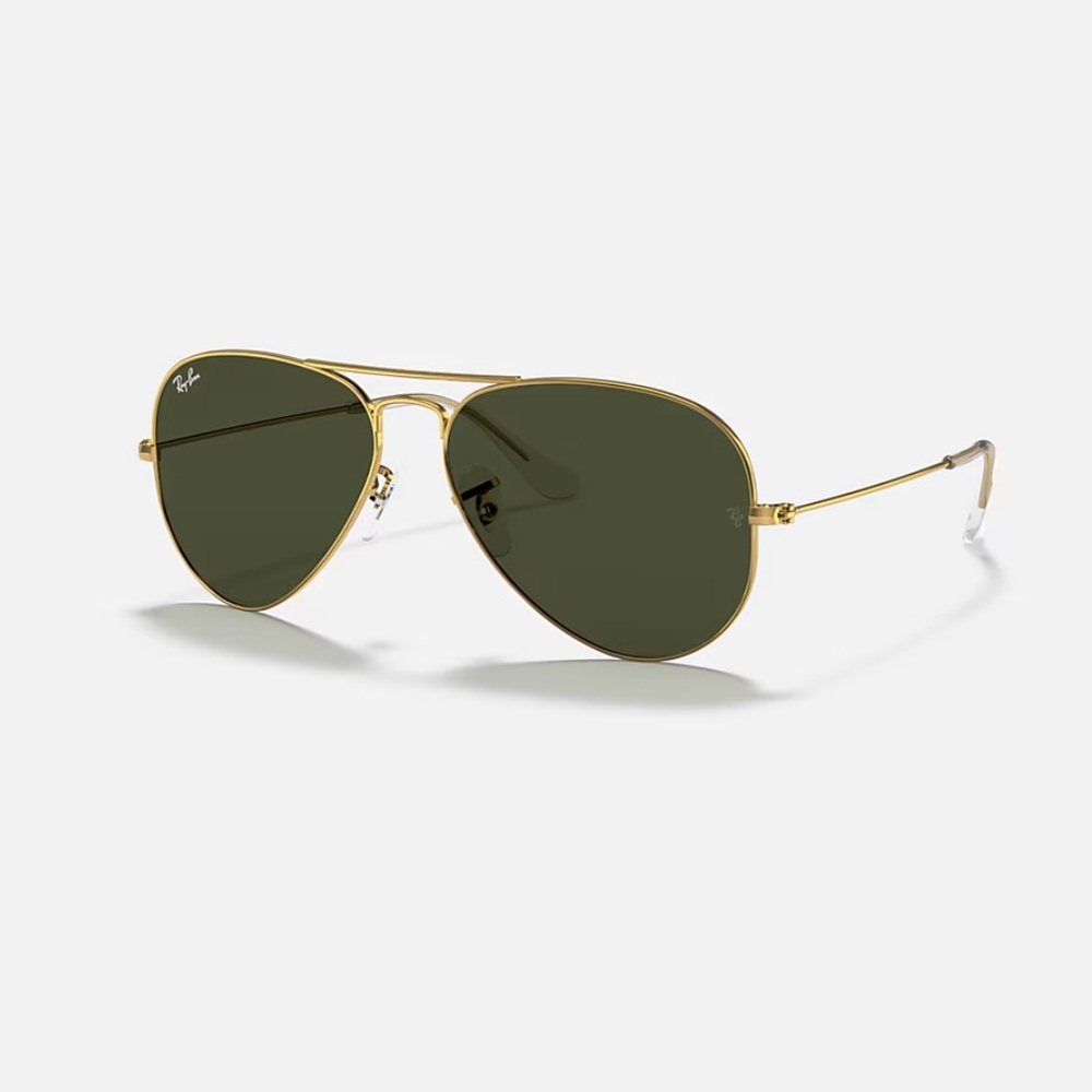 Ray-Ban Polarized Aviators - Gold